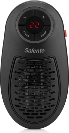 Salente HotHeat Mini Hordozható Elektromos Hősugárzó 500W - Fekete