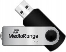 Mediarange MR907 USB Flash 4GB Pendrive - Fekete