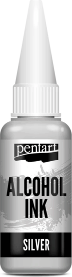 Pentart 21049 Alkoholos tinta 20ml - Ezüst