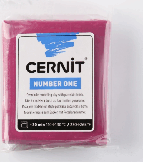 Pentart 2786 Cernit Süthető gyurma 56g - Bordó