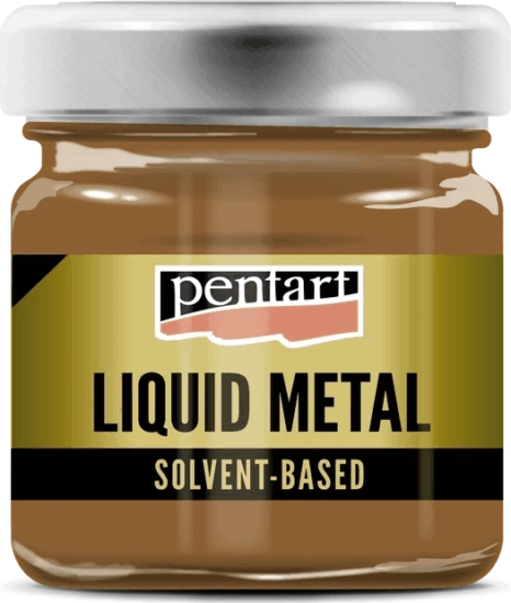 Pentart 21082 Folyékony fém 30ml - Bronz