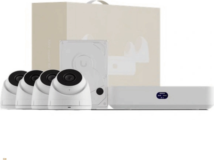 Ubiquiti Kamera Rendszer 1TB + 4db 4MP Turret Kamera Ubiquiti Kamera Rendszer 1TB + 4db 4MP Turret Kamera