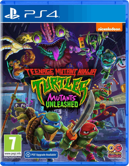 Outright Games Teenage Mutant Ninja Turtles Mutants Unleashed PS4 játékszoftver