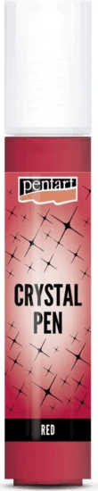 Pentart 43756 Kristály dekortoll 30ml - Piros Pentart 43756 Kristály dekortoll 30ml - Piros