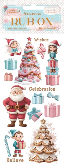 Pentart Candy Christmas Santa Claus Matrica készlet Pentart Candy Christmas Santa Claus Matrica készlet