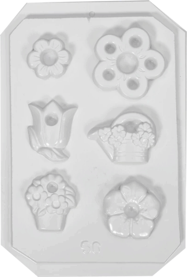 Pentart 24597 Virágos Gipszkiöntő forma