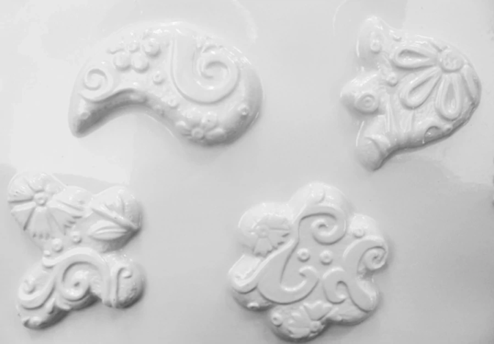 Pentart 24694 Lepke mintás gipszkiöntő forma