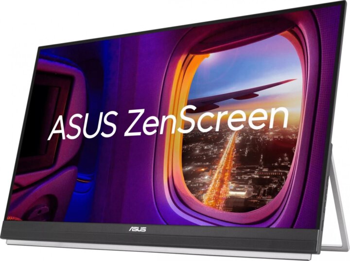 Asus 27" ZenScreen MB27ACF 16:9 QHD IPS LED Hordozható Monitor - Fekete