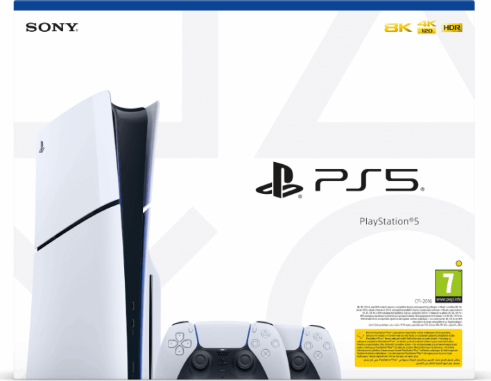 Sony PlayStation 5 1TB BluRay + 2 Controller - Fehér