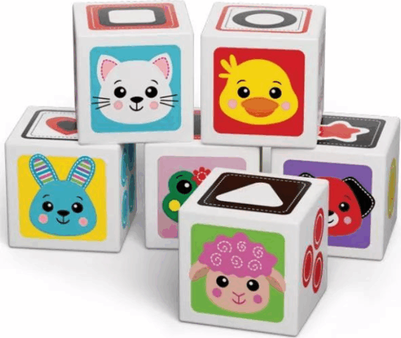 Kids Hits Első fakockáim 6 db-os Bébijáték szett Kids Hits Első fakockáim 6 db-os Bébijáték szett