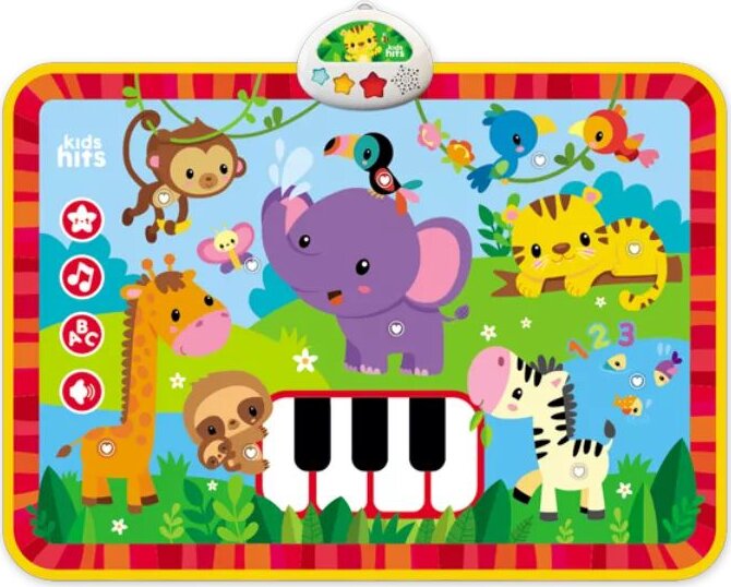 Kids Hits Többfunkciós játszószőnyeg 70 x 50 cm - Zenés állatkert