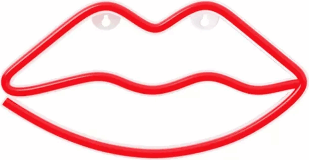 Yooup PM037932 LED Fali neon dekor 14x1.5x26.5 cm - Száj