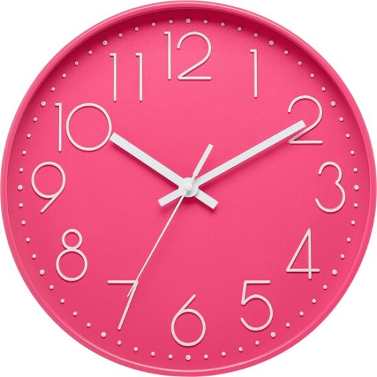 TOO CL-3457-P Kör Falióra 29cm - Rózsaszín