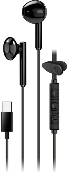 Genius HS-M366 Vezetékes USB-C Fülhallgató Headset - Fekete