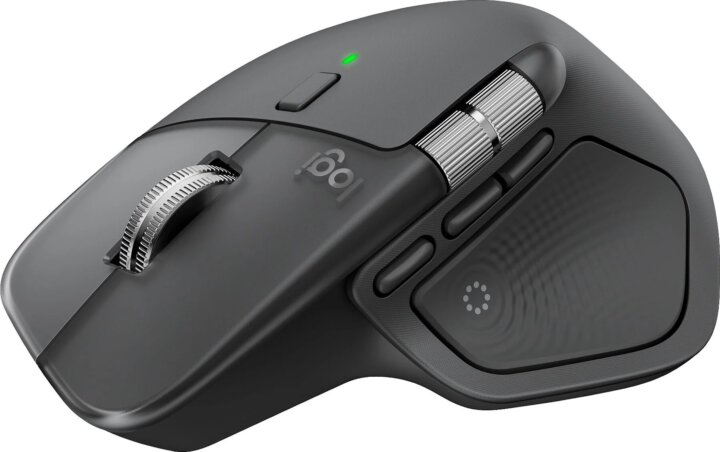 Logitech MX Master 4 Bluetooth Egér - Grafitszürke