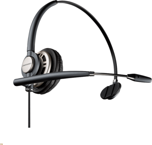 HP Poly HW710 Vezetékes Fülhallgató Headset + Hordtáska - Fekete