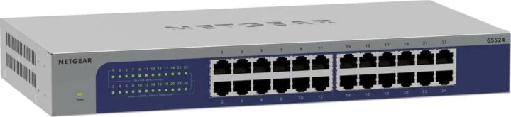 Netgear GS524-300EUS Unmanaged 24-port Gigabit Rack Switch
