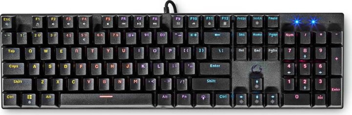 Nedis GKBDM110BKUS Vezetékes Gamer Billentyűzet US - Fekete