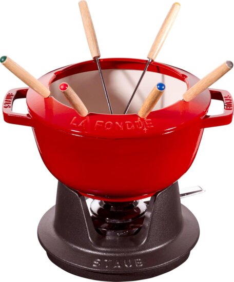 Staub La Fondue Öntöttvas Fondű sűtő 1,7L - Piros Staub La Fondue Öntöttvas Fondű sűtő 1,7L - Piros