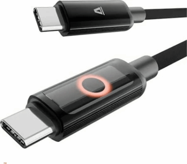 Avax CB654 USB-C - USB-C Adat és Töltőkábel 60W 1m - Szürke Avax CB654 USB-C - USB-C Adat és Töltőkábel 60W 1m - Szürke