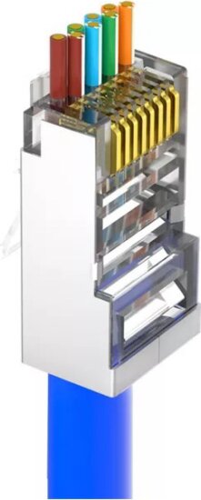 Walisec RJ45-P6S Cat6 UTP csatlakozó (100db/csomag)