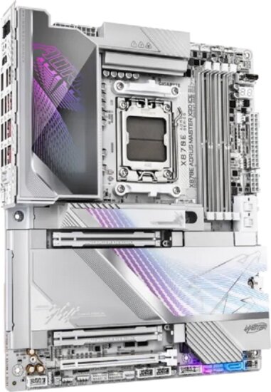 GIGABYTE X870E AORUS MASTER X3D ICE DDR5 AMD AM5 ATX Alaplap GIGABYTE X870E AORUS MASTER X3D ICE DDR5 AMD AM5 ATX Alaplap