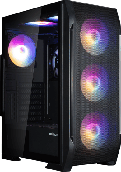 Zalman N7 PLUS V2 Midi Torony Számítógépház - Fekete