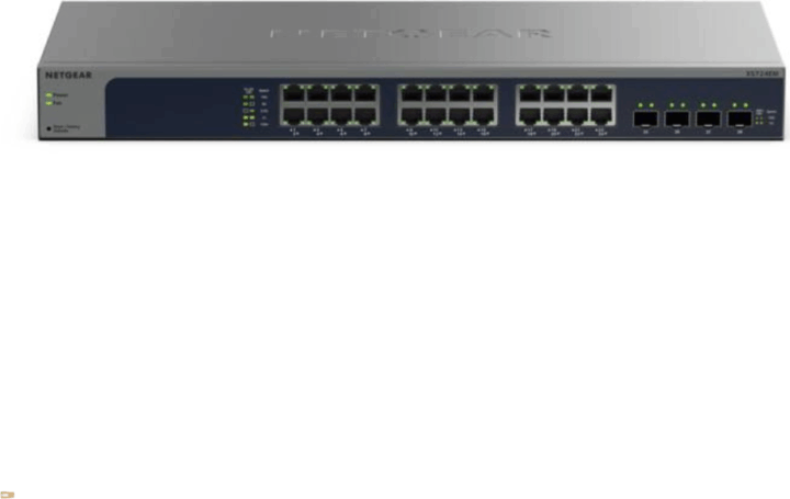 Netgear XS724EM-200EUS Fémházas Smart Managed 24-port Gigabit Rack Switch Netgear XS724EM-200EUS Fémházas Smart Managed 24-port Gigabit Rack Switch