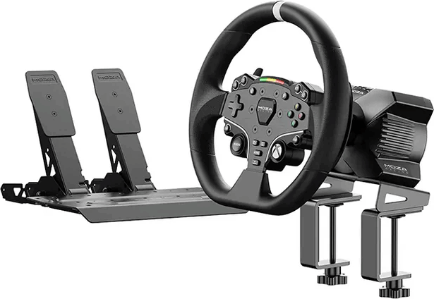 Moza Racing RS053 R3 PC/XBOX Szimulátor szett (Direct Drive / R3 bázis / ESX kormány / SR-P Lite pedál / Bilincs)