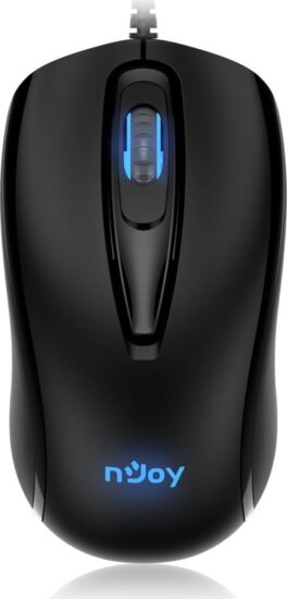 NJOY MSWR-U390-CM01B Vezetékes USB Optikai Egér - Fekete