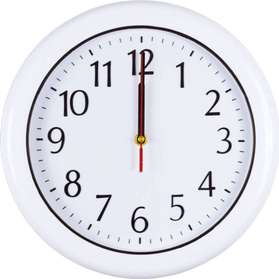 TOO CL-6288 Klasszikus Falióra 30,5cm - Fehér