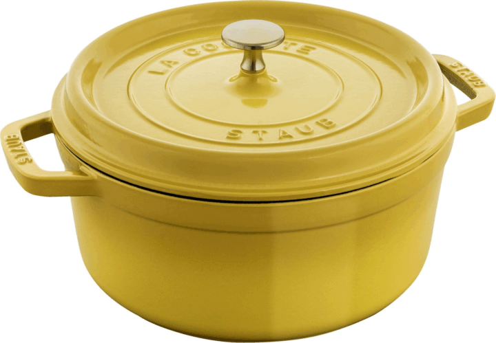 Staub La Cocotte Öntöttvas Lábas fedővel Ø 24cm 3,7L - Sárga