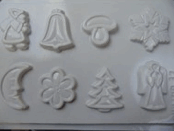 Pentart 24578 Karácsonyi gipszkiöntő forma - 8 minta