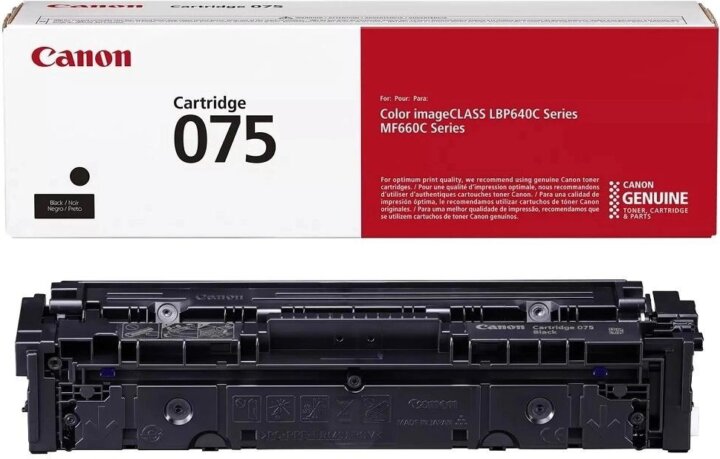 Canon 075 BK Eredeti Toner - Fekete