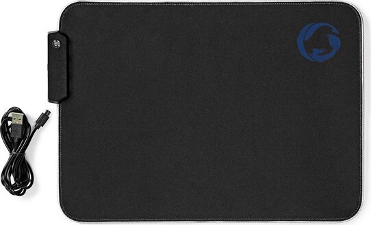 Nedis GMPDL110BK Gaming Egérpad LED Világítással 355 x 250 mm - Fekete