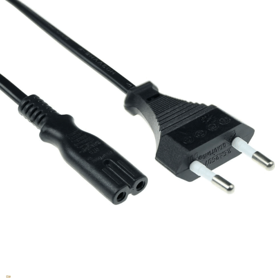 ACT AK5242 220V C7 Hálózati tápkábel 3m - Fekete