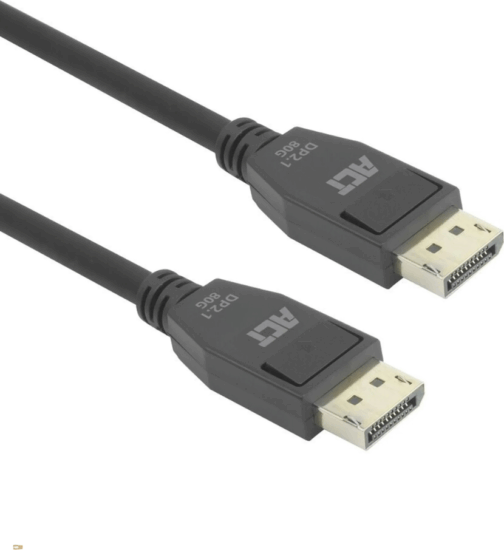 ACT AK4083 DisplayPort 2.1 kábel Apa/Apa 3m - Fekete ACT AK4083 DisplayPort 2.1 kábel Apa/Apa 3m - Fekete