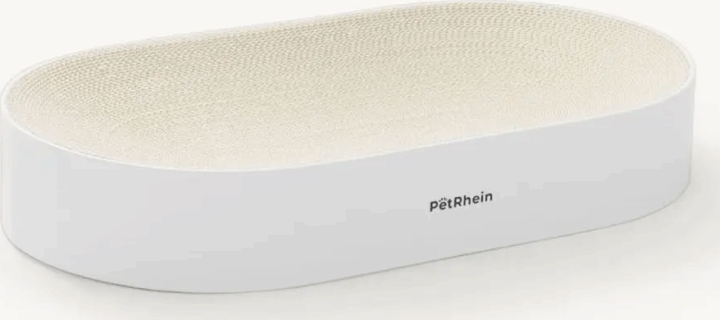 Astropet Zen Paw Macska Karton Kaparószőnyeg 63 x 35 x 10 cm - Fehér