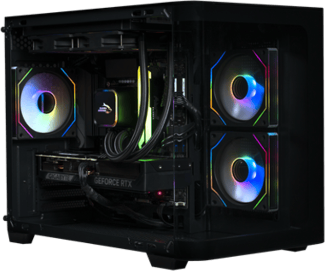 Shark RGBeast Mini R500 Gamer Számítógép (AMD Ryzen 5-7600X / 16GB / 1TB SSD / AMD Radeon RX 9060XT / Win 11 Home)