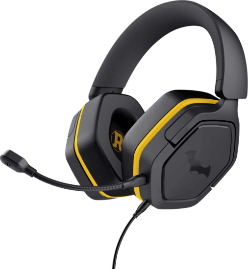Trust GXT 492BM Carus Batman Vezetékes Gamer Fejhallgató Headset - Fekete/Sárga