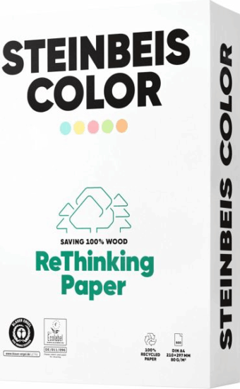 Steinbeis Color A4 Nyomtatópapír 80g/m2 - Zöld (2500 db/csomag)