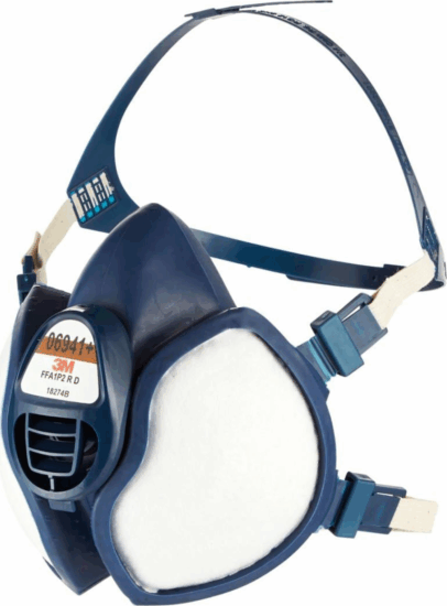 3M FFA1P2R D Munkavédelmi maszk - Kék