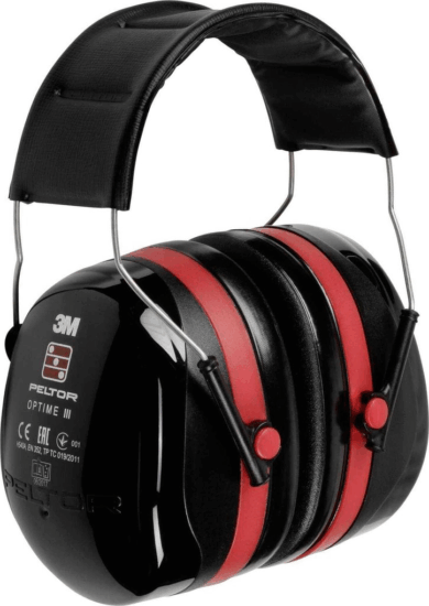 3M Peltor Optime III H540A Munkavédelmi zajvédő - Fekete