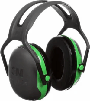 3M Peltor X1A Munkavédelmi zajvédő - Zöld/Fekete
