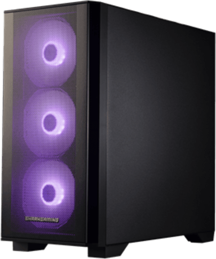 Shark Max Bite Brutality BF25 Gamer Számítógép Fekete (AMD Ryzen 7-5700X / 16GB / 1TB M.2 SSD / Nvidia GeForce RTX 5060 / Win 11 Home)