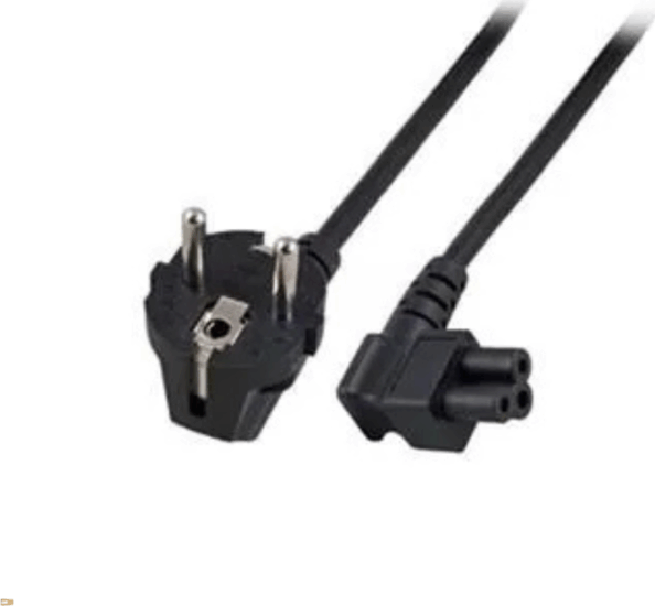 ACT AK5007 230V CEE 7/7 - C5 IEC Hálózati tápkábel 5m - Fekete