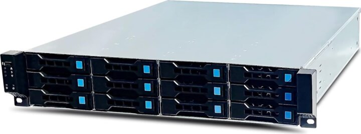 FANTEC SRC-2012X07-12G/6G 2U Rack Szerver Ház - Ezüst