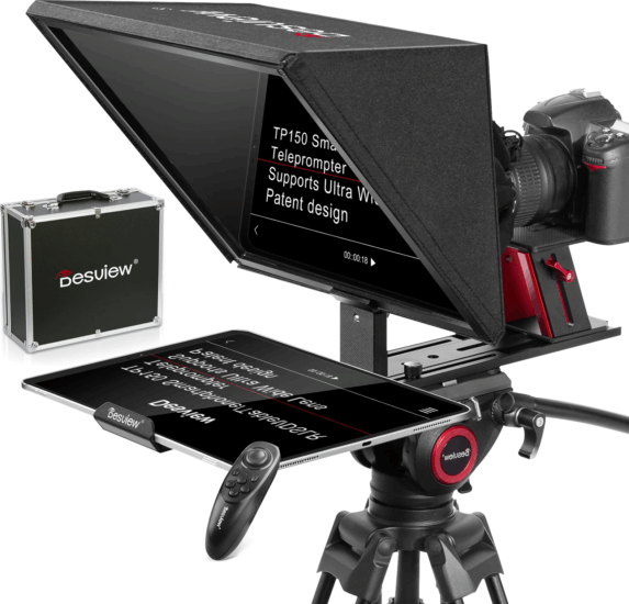 Desview TP150 Professzionális 15" Magas fényű Teleprompter Súgógép