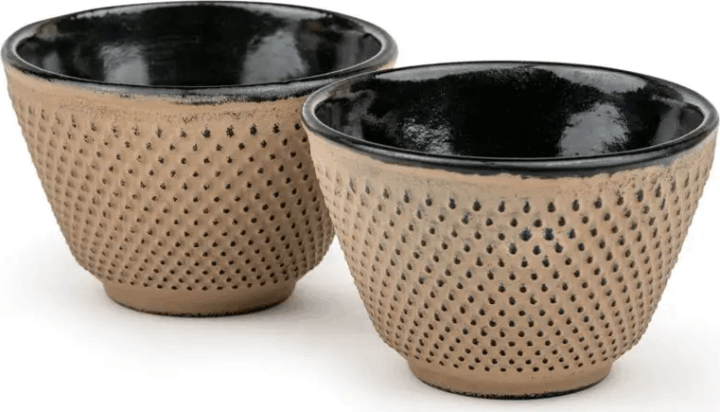 Bredemeijer 153097 100ml Fém Teás bögre szett 2 darabos - Krém / Fekete