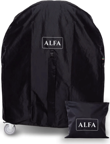 Alfa Forni 4 Pizze Classico Kerti Vízálló Pizzasütő + állvány takaró - Fekete
